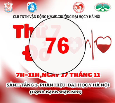 Chương trình Hiến máu tình nguyện tại Phân Hiệu Đại học Y Hà Nội.